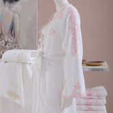 Accappatoio Kimono in Spugna di Cotone con Inserti Macramè - Ivonne Accappatoio Blumarine 