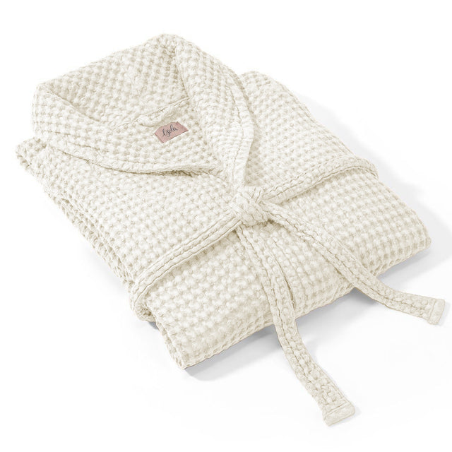 Accappatoio Nido d'Ape in puro Cotone - Jaspy Accappatoio Lisola Small Avorio 