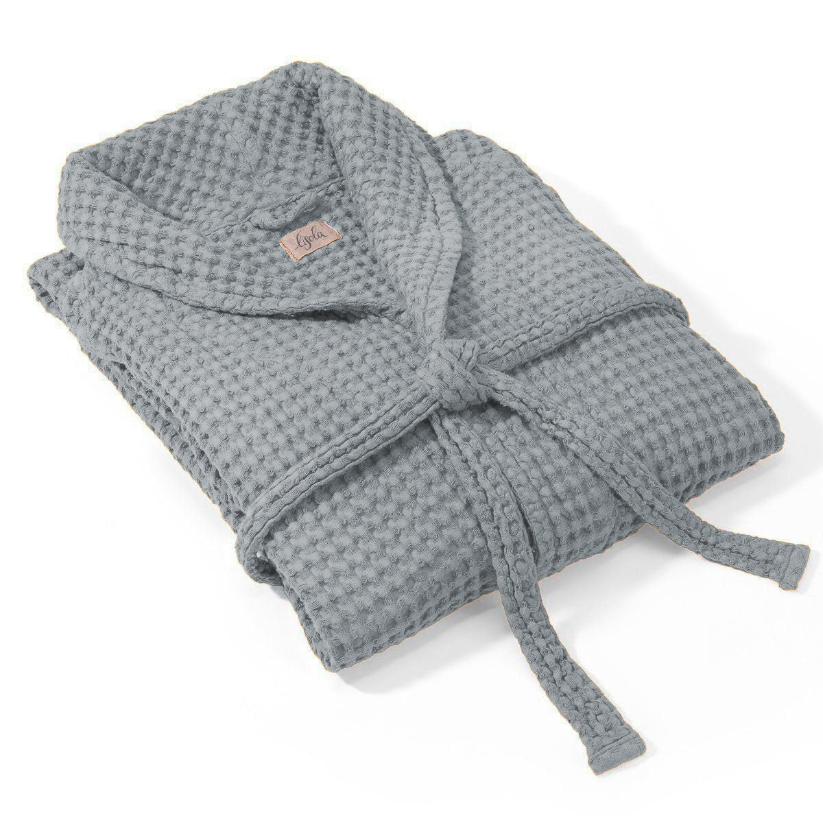 Accappatoio Nido d'Ape in puro Cotone - Jaspy Accappatoio Lisola Small Cenere 