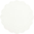 Americano Boutis Rotondo in Puro Cotone - Cesar Americano Marinette Saint-Tropez Bianco 