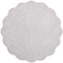 Americano Boutis Rotondo in Puro Cotone - Cesar Americano Marinette Saint-Tropez Grigio 