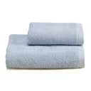 Asciugamani in Spugna di Cotone Tinta Unita - Perla Coppia di spugna Lisola Azzurro Chiaro (Raid) 