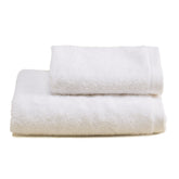 Asciugamani in Spugna di Cotone Tinta Unita - Perla Coppia di spugna Lisola Bianco 