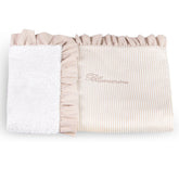 Asciugamano Clinico DoubleFace in Percalle e Spugna di Cotone Marina - Blumarine Baby Beige