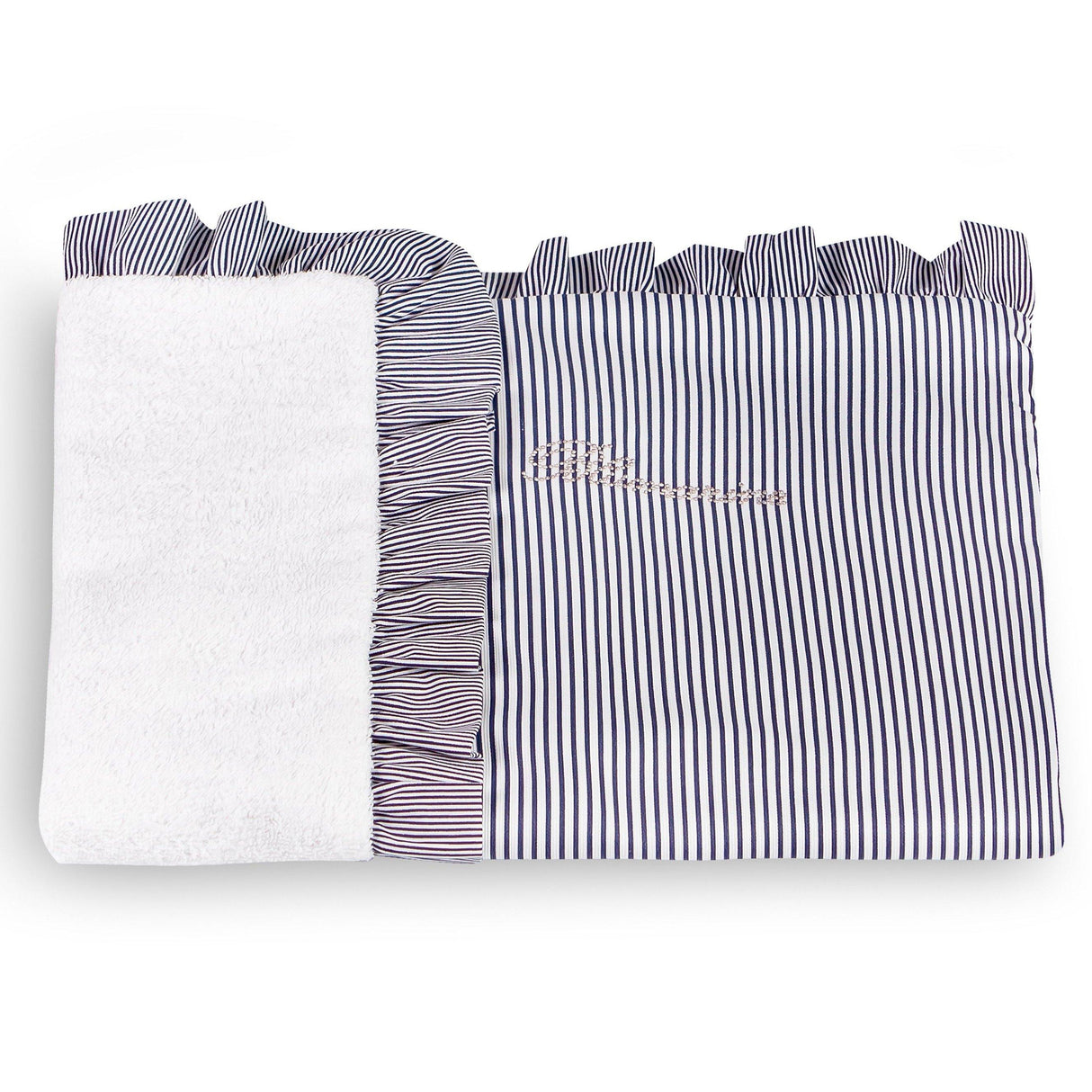 Asciugamano Clinico DoubleFace in Percalle e Spugna di Cotone Marina - Blumarine Baby Blu