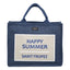 Borsa mare in Puro Cotone - Happy Borsa Mare Marinette Saint-Tropez Blu 