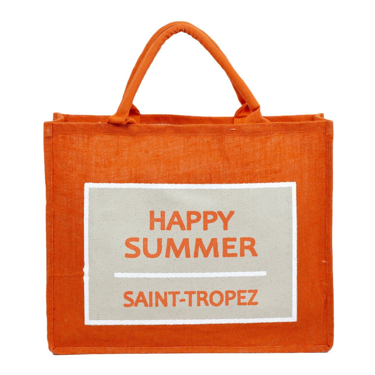 Borsa mare in Puro Cotone - Happy Borsa Mare Marinette Saint-Tropez Corallo 
