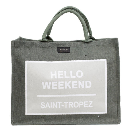 Borsa mare in Puro Cotone - Hello Borsa Mare Marinette Saint-Tropez Cammello 