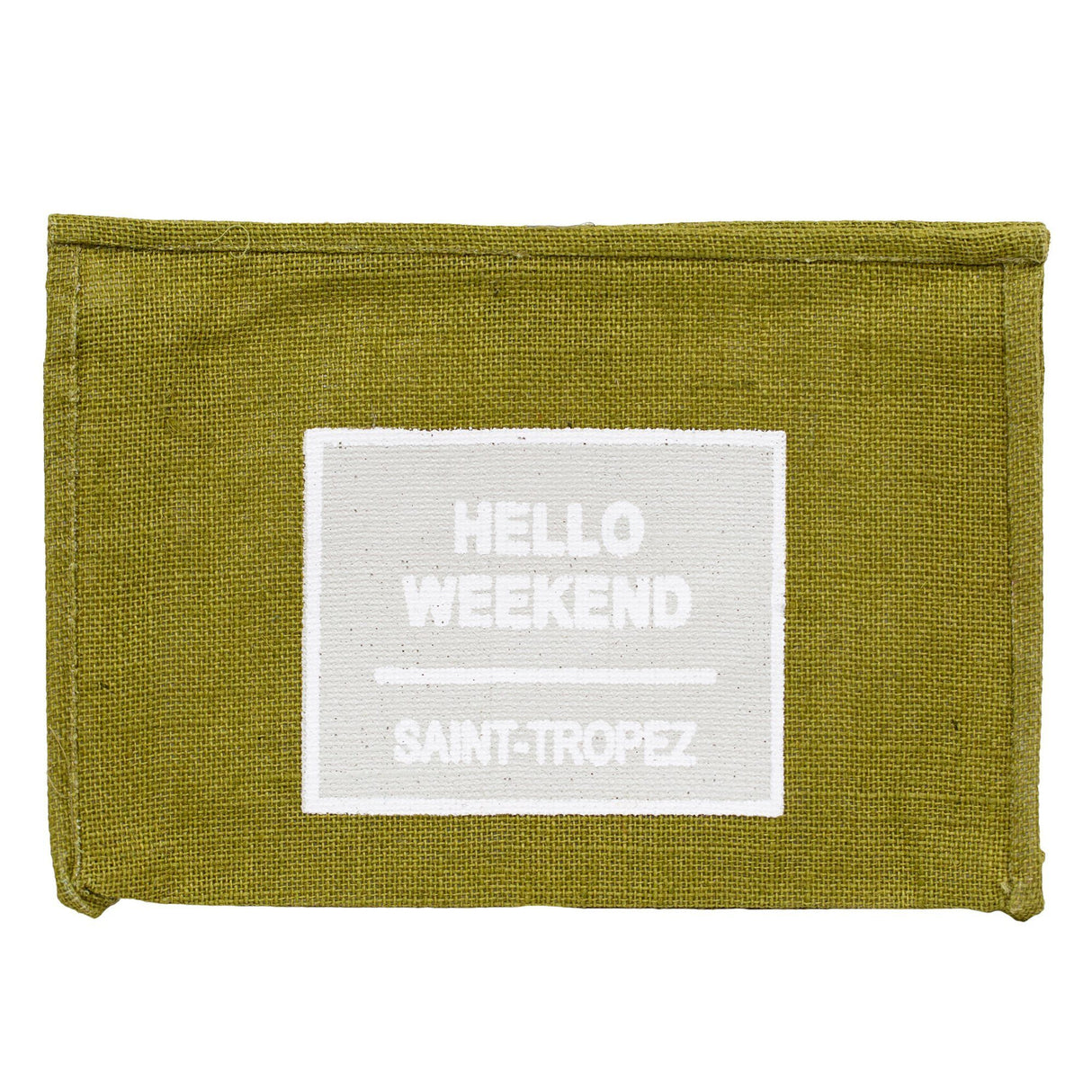 Borsa Mare e Trousse in Juta Tinta Unita - Hello Borsa Mare Marinette Saint-Tropez 