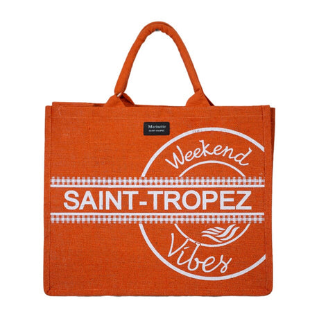 Borsa Mare in Juta - Weekend Vibes Borsa Mare Marinette Saint-Tropez Corallo 