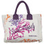 Borsa Mare o Trousse in Puro Cotone Fantasia Coralli - Canoubier Borsa Mare Marinette Saint-Tropez Borsa Mare 37x33cm Fucsia 