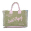 Borsa Mare o Trousse in Puro Cotone Fantasia Stampata - Icone Borsa Mare Marinette Saint-Tropez Borsa Mare Verde/Rosa 