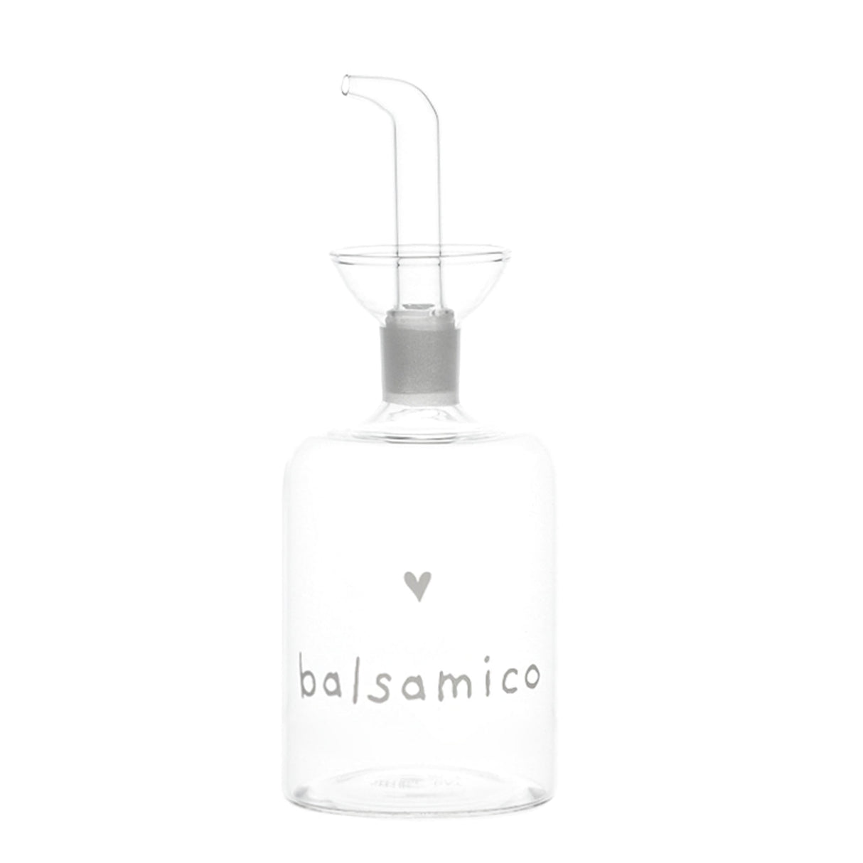 Bottiglia Aceto in Vetro Borosilicato Serigrafata - Balsamico Bottiglia Simple Day 