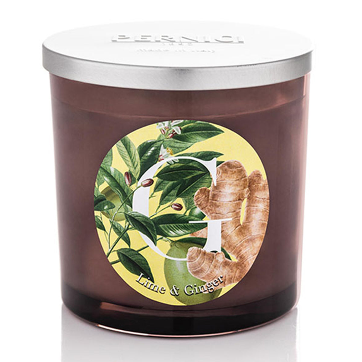 Candela Profumata Fragranza Lime e Zenzero - Lime & Ginger Candela Profumata PERNICI 350gr 