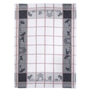 Canovaccio in Cotone Egiziano - Dogs Canovaccio Daunex Antracite/Tortora 