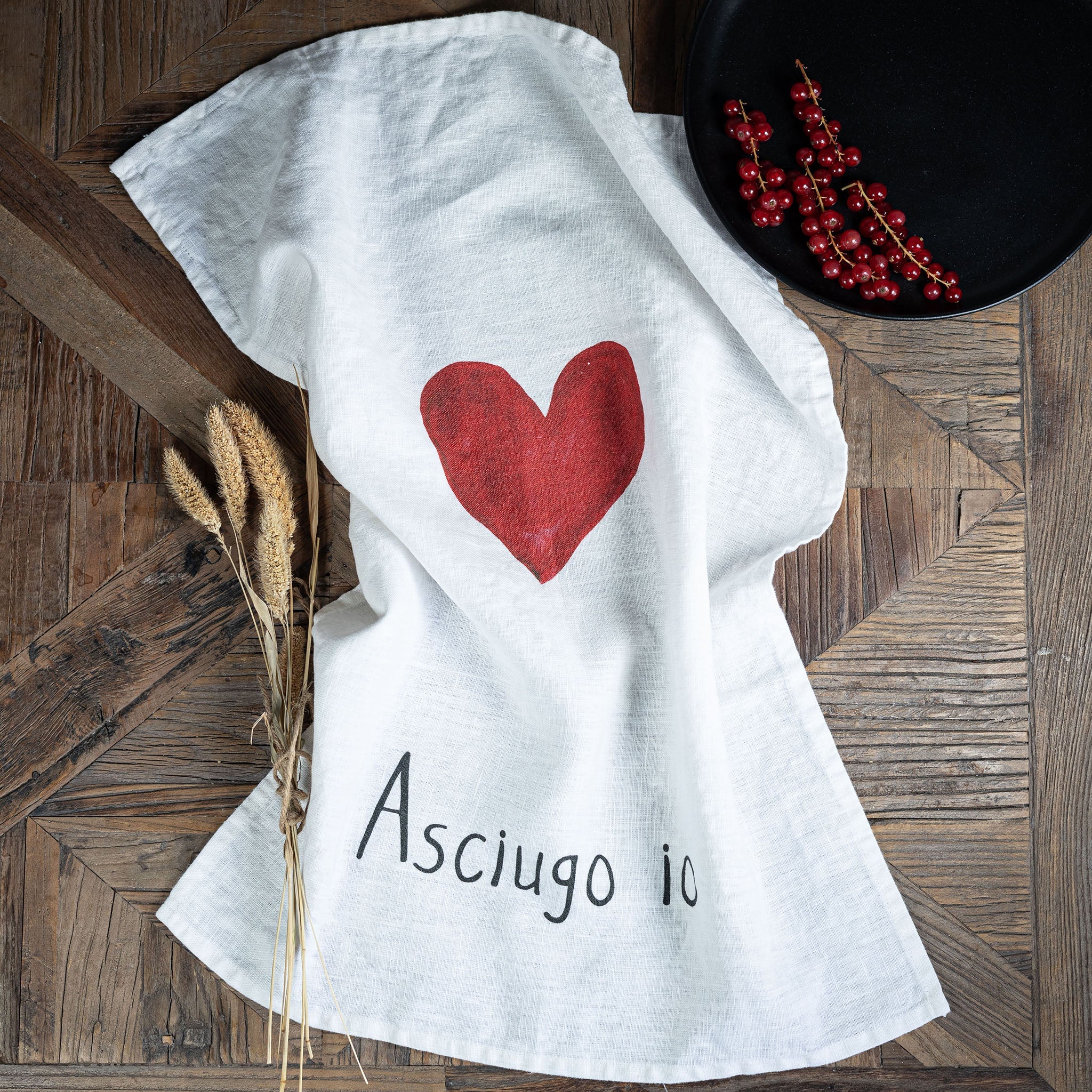 Canovaccio in Lino Stonewashed - Asciugo Io Canovaccio Simple Day 