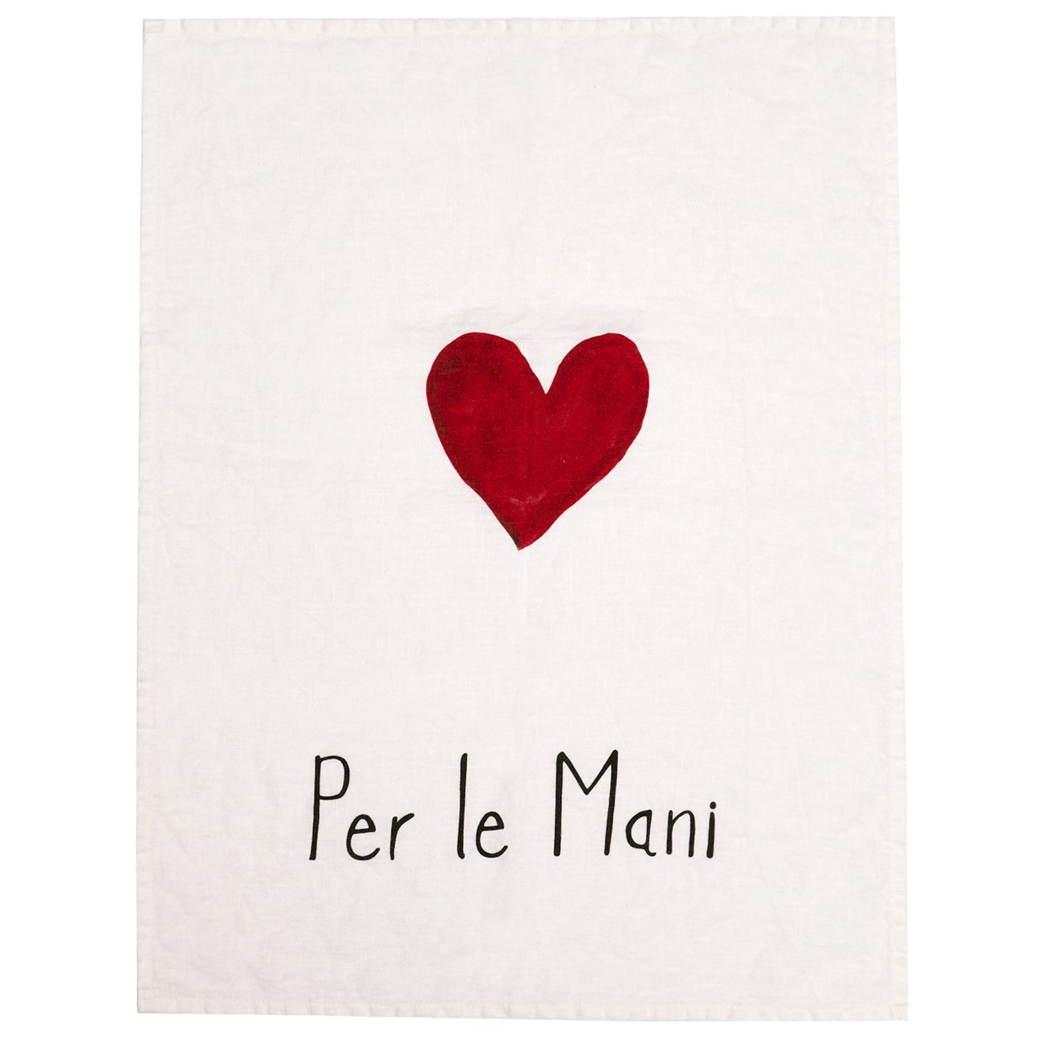 Canovaccio in Lino Stonewashed - Per Le Mani Canovaccio Simple Day Bianco 