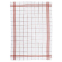 Canovaccio in Puro Cotone a quadri - Carreaux canovaccio Winkler Rosso 