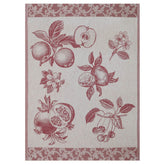Canovaccio in Puro cotone Jacquard con fantasia fruttata canovaccio Lisolastore Rosso 