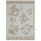Canovaccio in Puro cotone Jacquard con fantasia fruttata canovaccio Lisolastore Tortora 