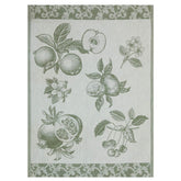 Canovaccio in Puro cotone Jacquard con fantasia fruttata canovaccio Lisolastore Verde 