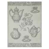 Canovaccio in Puro cotone Jacquard con fantasia canovaccio Lisolastore Grigio 
