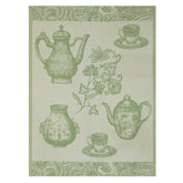 Canovaccio in Puro cotone Jacquard con fantasia canovaccio Lisolastore Verde 