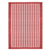 Canovaccio in Puro Cotone - Stripes Canovaccio Daunex Rosso 