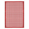 Canovaccio in Puro Cotone - Stripes Canovaccio Daunex Rosso 