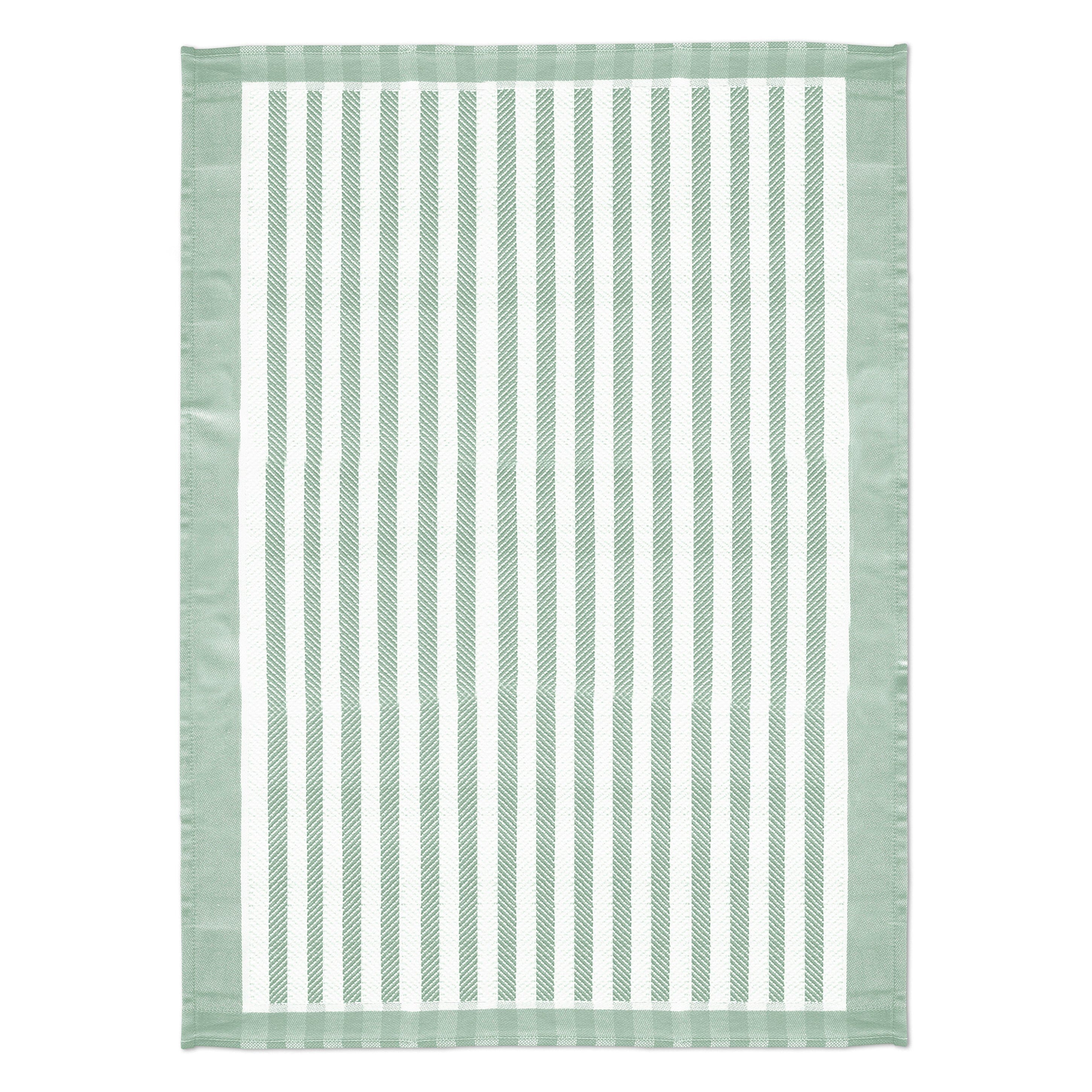 Canovaccio in Puro Cotone - Stripes Canovaccio Daunex Salvia 