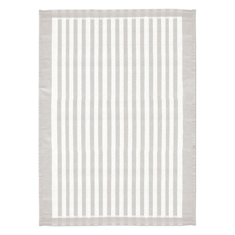Canovaccio in Puro Cotone - Stripes Canovaccio Daunex Tortora 
