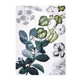 Canovaccio in Puro Lino Fantasia Fiori e Foglie - Knighthia canovaccio Napking Variante 1 