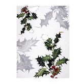 Canovaccio in Puro Lino fantasia Pungitopo - Ilex 