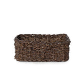 Cestini Rettangolari in Sea Grass Intrecciato - Set Sea Cesti Luxe Lodge Medio 
