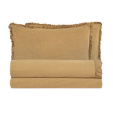 Completo Copripiumino in Cotone StoneWash con Balza - River Copripiumino Loft by BiancoPerla 