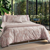 Completo Lenzuola in Flanella di Cotone Fantasia Floreale - Kimono 