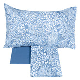 Completo Lenzuola in Percalle Di Cotone Fantasia Floreale - Kraft Lenzuola Fazzini Matrimoniale Carta da Zucchero 