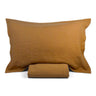 Completo Lenzuola in Puro Lino StoneWashed No Stiro - Luxury Lenzuola Lisola Singola Ambra 