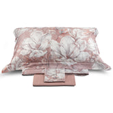 Completo Lenzuola in Raso di Cotone Fantasia Floreale - Debora Lenzuola Blumarine Matrimoniale Loto 