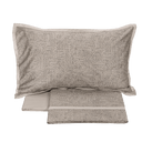 Completo Lenzuola in Raso Di Cotone Stampato - Pirellone Lenzuola Fazzini Atelier Matrimoniale Torrone 