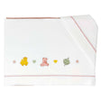 Completo Lenzuoline in Puro Cotone Ricamato - Toys Completo Lenzuolino Lisola Baby Culla Rosa 
