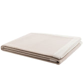 Coperta in 100% Lana Merinos - Afrodite Plaid Marzotto Beige 