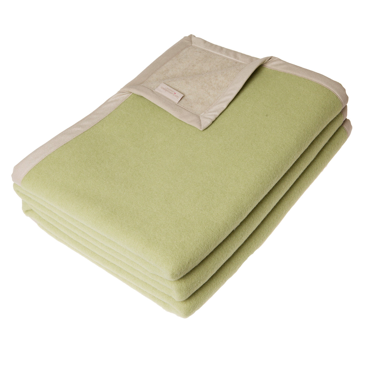 Coperta 100% Lana vergine - Thema Coperta Lanerossi Singolo Verde/Naturale 