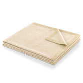 Coperta in Cashmere e Lana Tinta Unita - Giunone Coperta Lanerossi Matrimoniale Bianco/Beige 