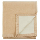 Coperta in Pura Lana Tinta Unita - Tepore Coperta Lanerossi Matrimoniale Beige 