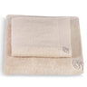 Coppia di Asciugamani in Puro Cotone Tinta Unita - Blumarine Coppia di spugna Blumarine Beige 