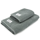 Coppia di Asciugamani in Spugna Stonewashed - Elisir Coppia di spugna Lisola Piombo 
