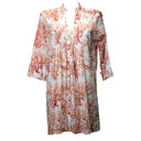 Copricostume in Puro Cotone fantasia corallina - Phocea Copricostume Marinette Saint-Tropez Corallo S/M 