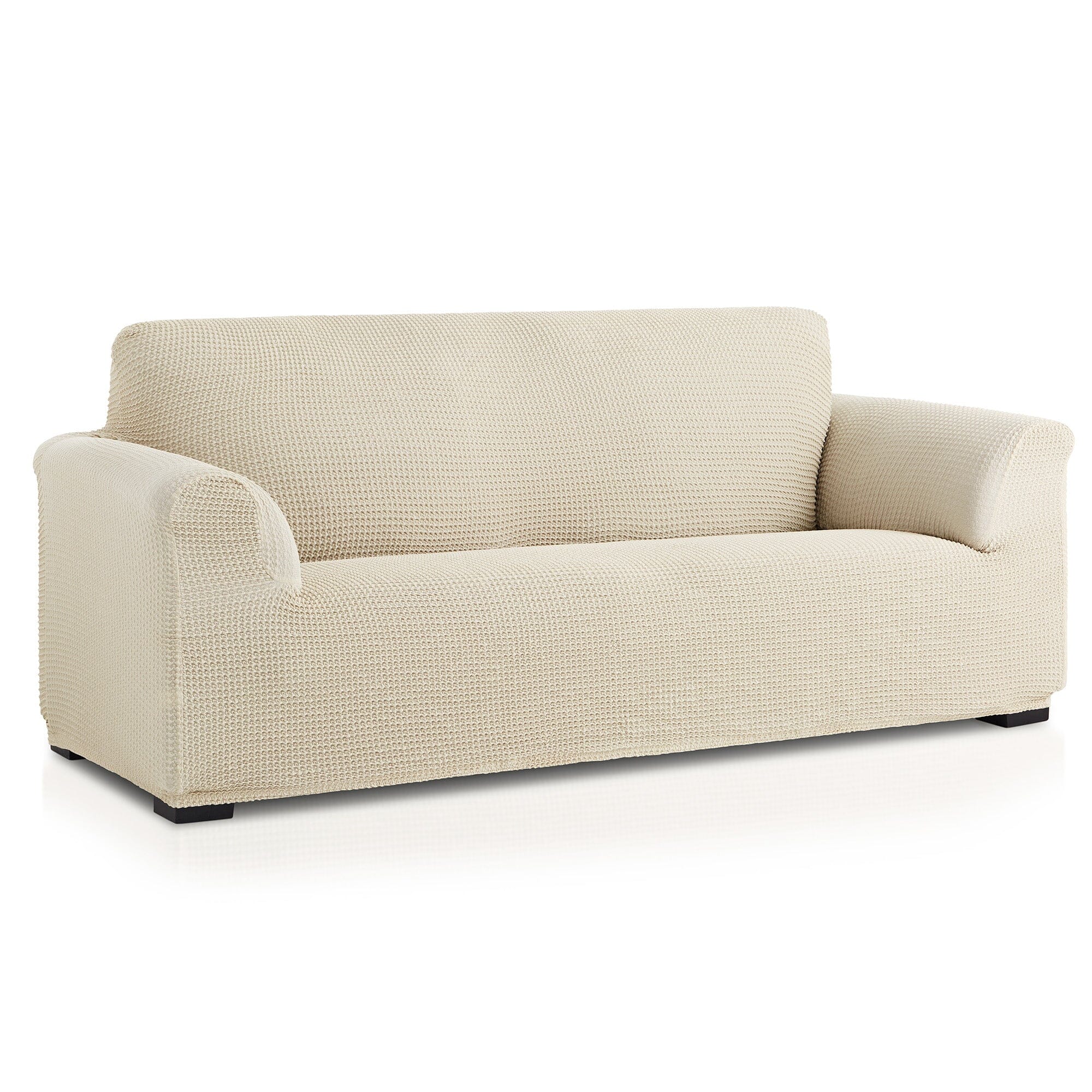 Copridivano Elastico in Tessuto Jacquard - Milos Copridivano Belmarti Copripoltrona Avorio 