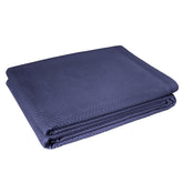 Copriletto di Picchè di Puro Cotone Tinta Unita Copriletto Coccoy Singola Blu (10) 